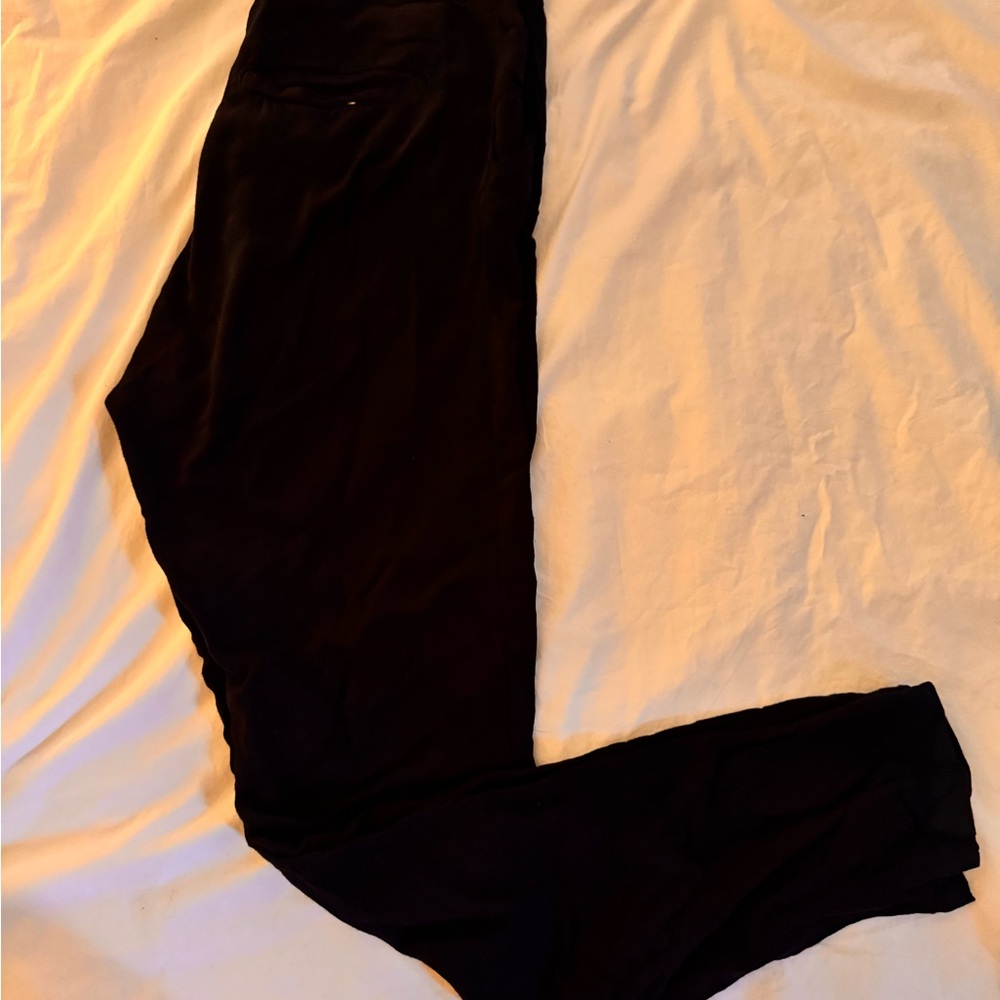 Roxy linen trousers. Black, size 6